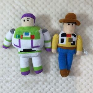 Disney Crossy Road Woody and Buzz Plush Set